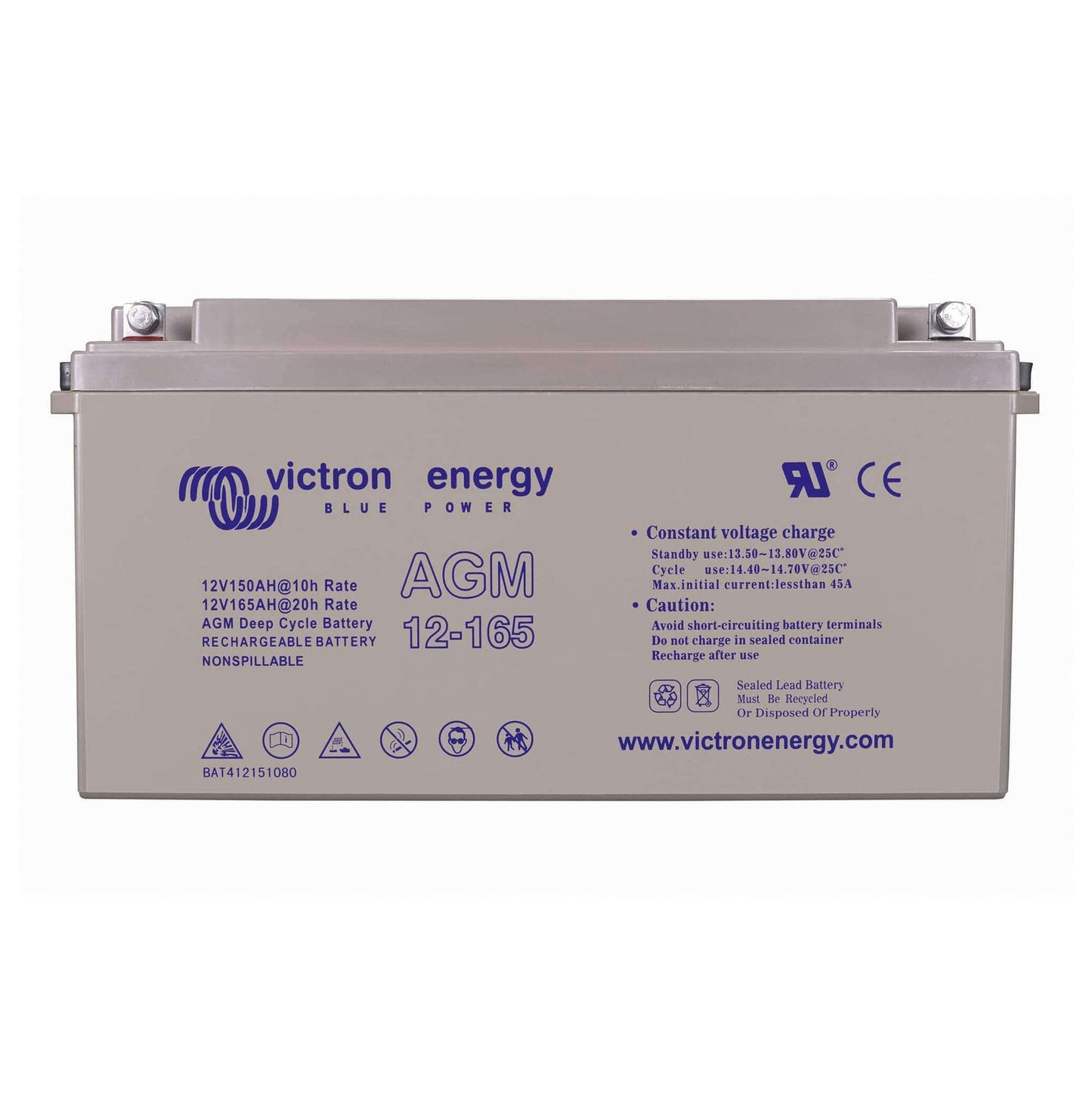Victron 12V 165Ah AGM Dual Purpose Deep Cycle Battery