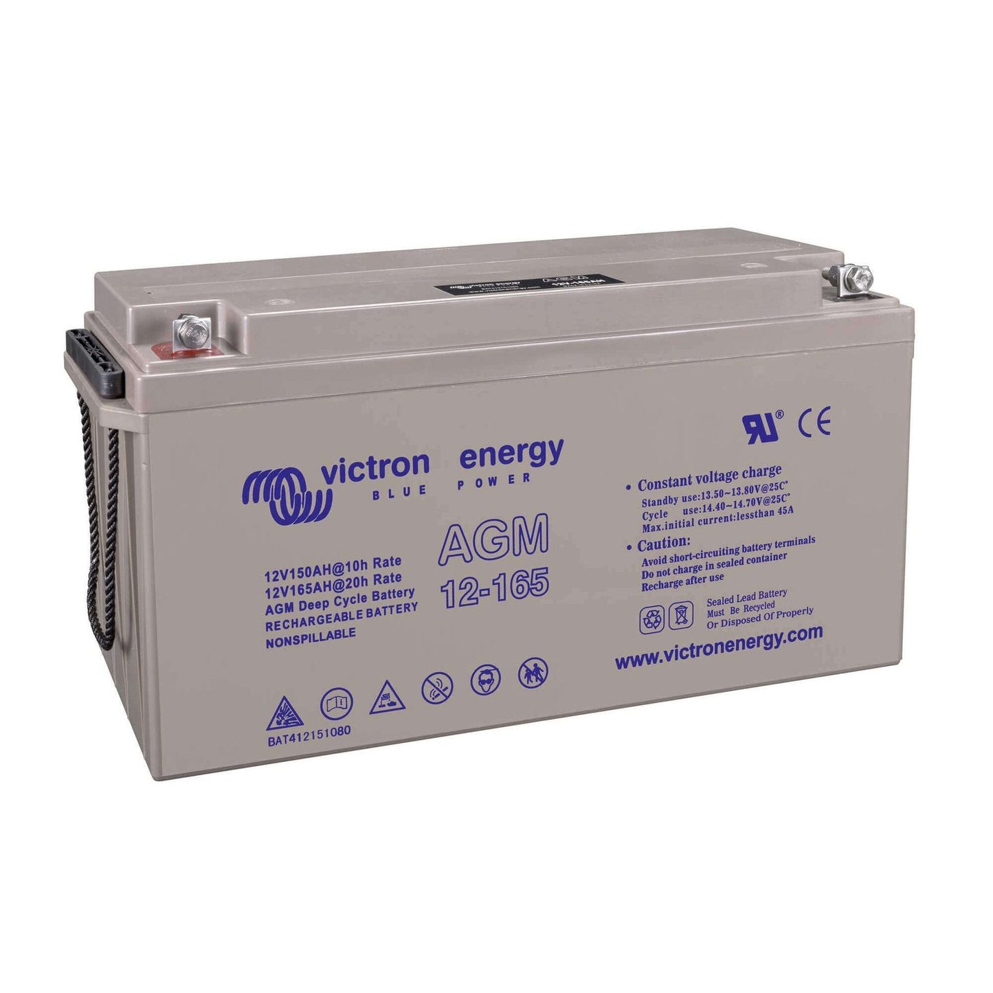 Victron 12V 165Ah AGM Dual Purpose Deep Cycle Battery