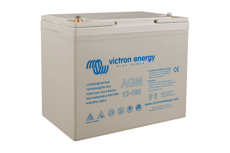 12V/100Ah AGM Super Cycle Battery (M6) - BAT412110081