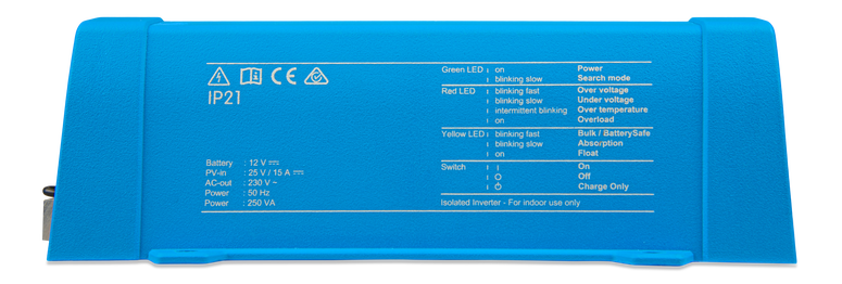 Victron Energy Sun Inverter 12V 250VA - Inverter & PWM Charge Controller All In One.
