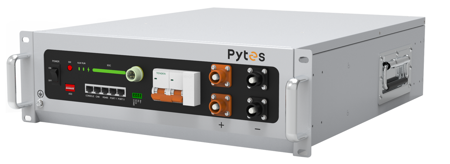 Pytes Energy V5A Plus 51.2V 5.12kWh LiFePO₄ (LFP) battery module