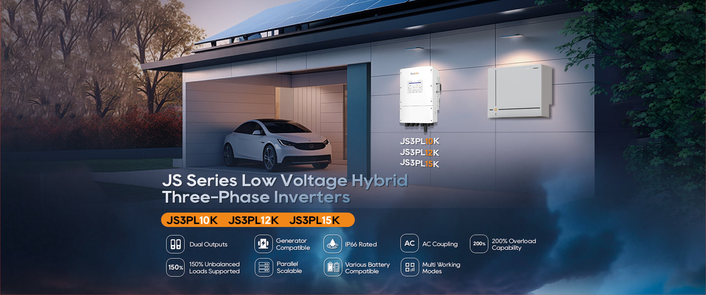 Pytes JS Series Hybrid Inverter (Solis Compatible)
