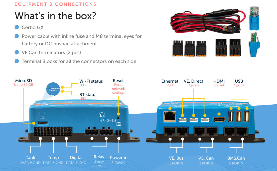 Victron Cerbo GX MK2 Monitoring System