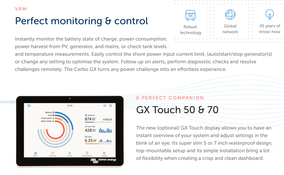 Victron Cerbo GX MK2 Monitoring System