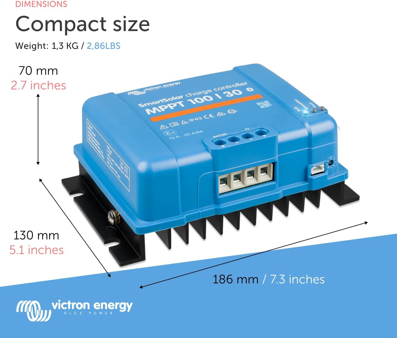 Victron MPPT 100/30 - SmartSolar Charge Controller