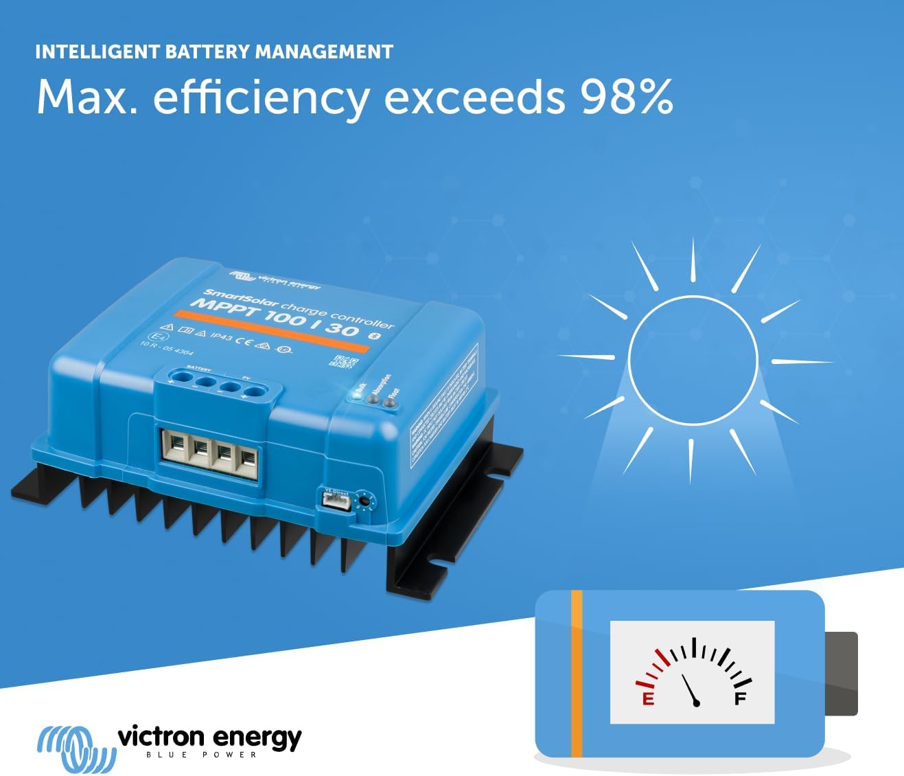 Victron MPPT 100/30 - SmartSolar Charge Controller