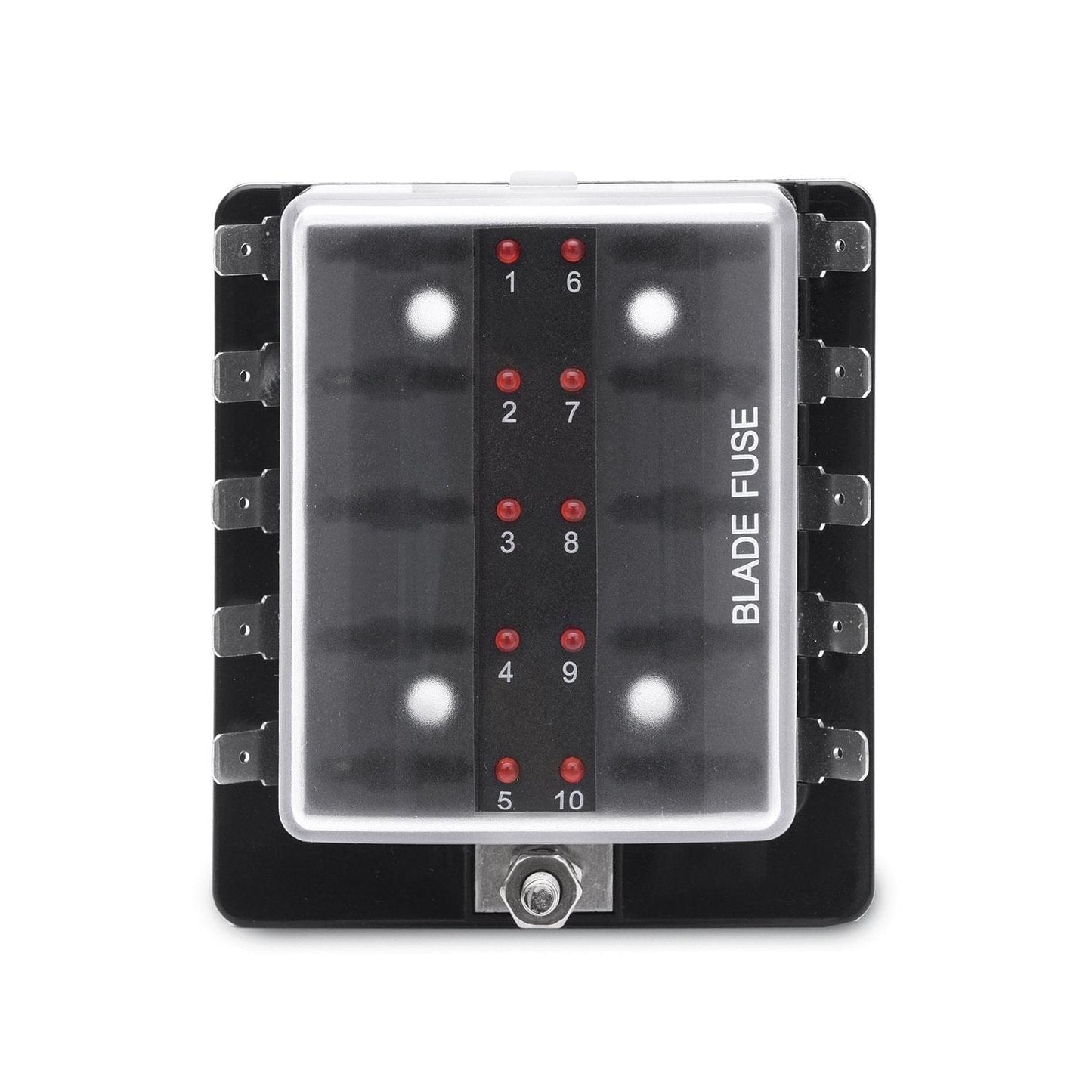 10 Way LED Standard Blade Fuse Holder