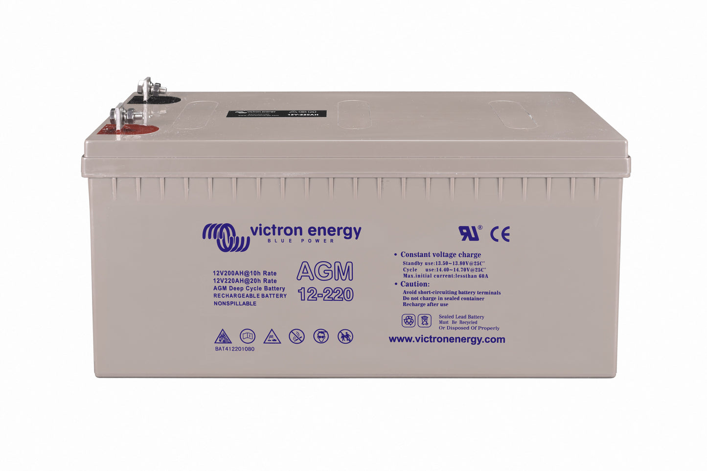 Victron Energy Gel Deep Cycle Battery 12V 220Ah – BAT412201104