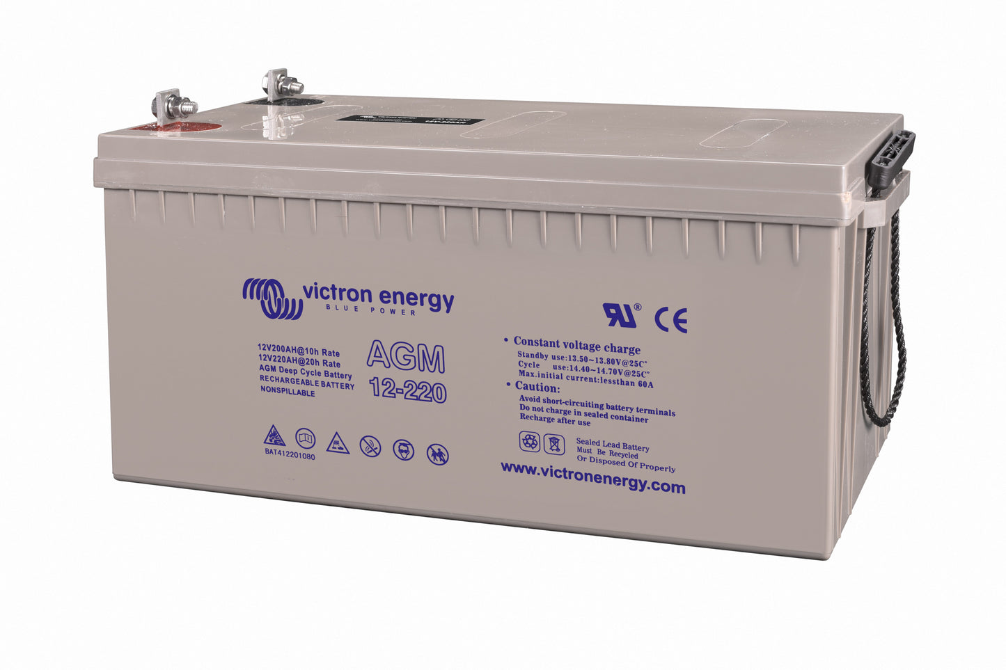 Victron Energy Gel Deep Cycle Battery 12V 220Ah – BAT412201104