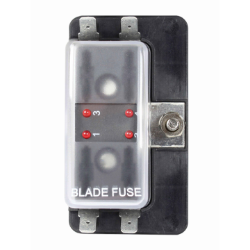 4 Way LED Standard Blade Fuse Holder