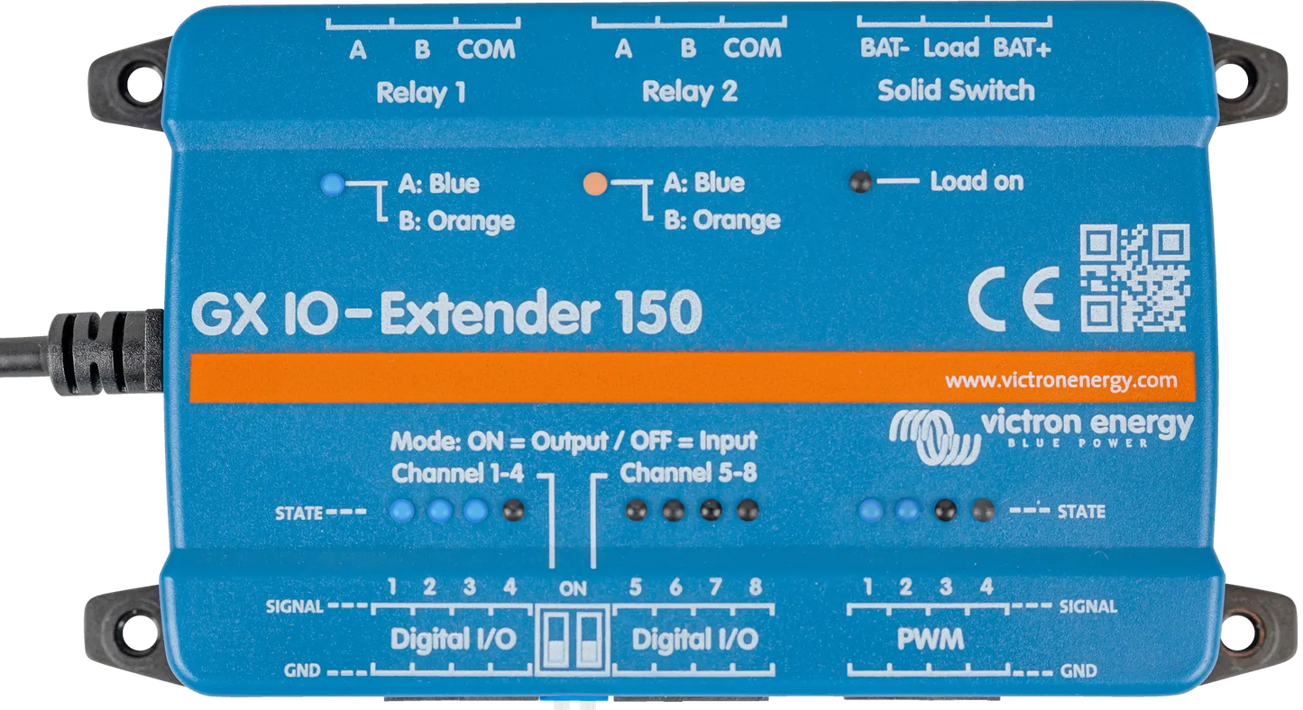 Victron GX I/O Extender 150 (Add more inputs, outputs and relays to GX Devices)