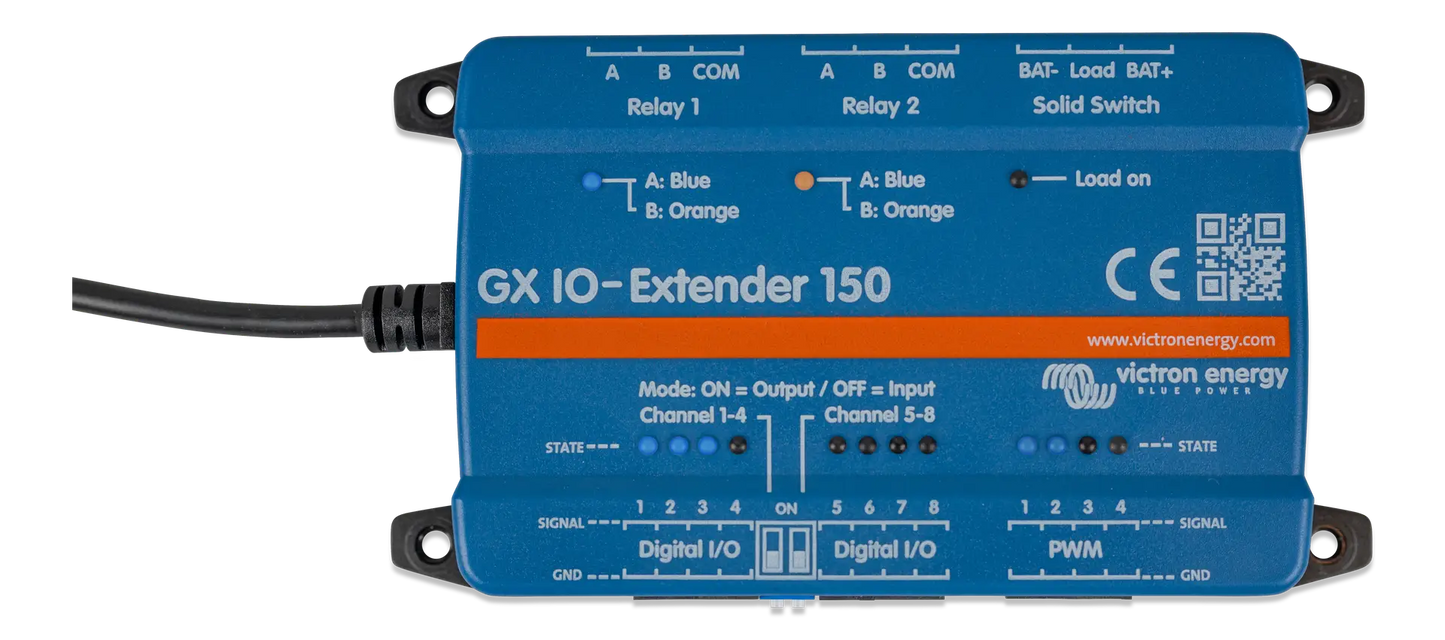 Victron GX I/O Extender 150 (Add more inputs, outputs and relays to GX Devices)