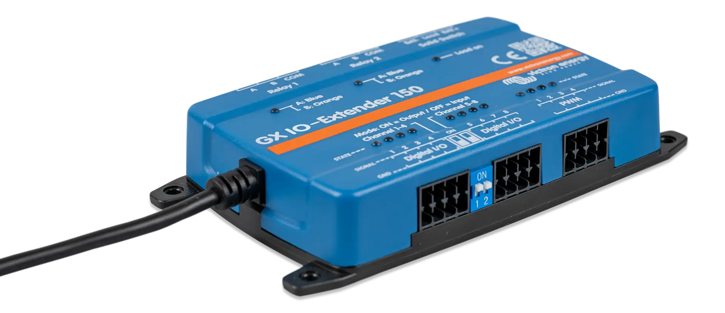 Victron GX I/O Extender 150 (Add more inputs, outputs and relays to GX Devices)