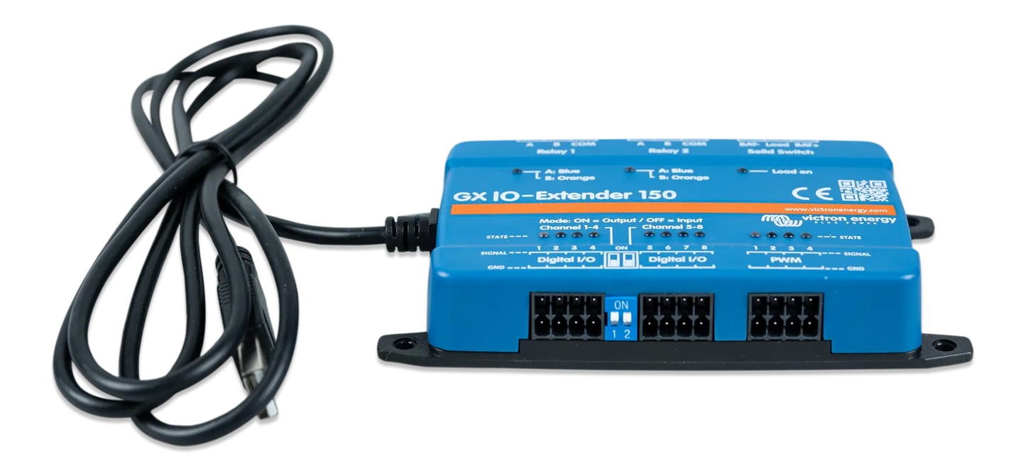 Victron GX I/O Extender 150 (Add more inputs, outputs and relays to GX Devices)