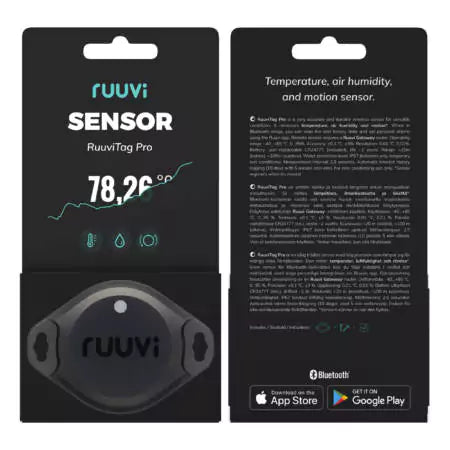 RuuviTag Pro – Rugged Wireless Environmental Sensor (2-in-1 and 4-in-1 Options)