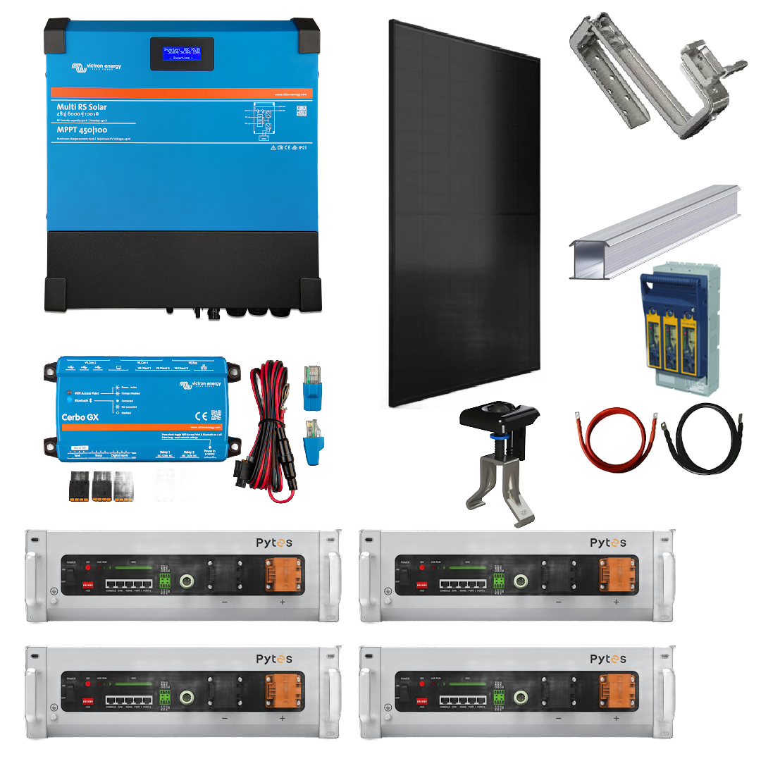 Ultimate Off-Grid Power Solution: Victron 6kVA RS Multi Kit with Pytes Batteries & Solar Panels