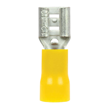 Y31 - Yellow Pre-Insulated Terminal - 6.3mm Female Push Fit