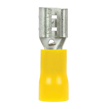 Y31 - Yellow Pre-Insulated Terminal - 6.3mm Female Push Fit