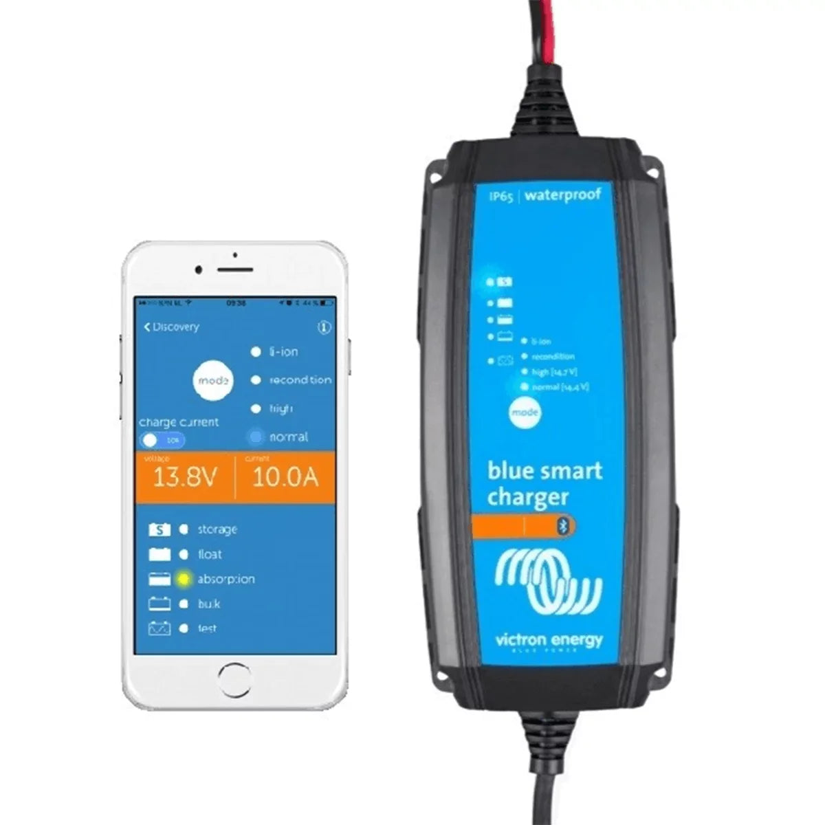 Victron Battery Charger 12/15 – (IP65) Blue Smart – 1 Output 230V UK
