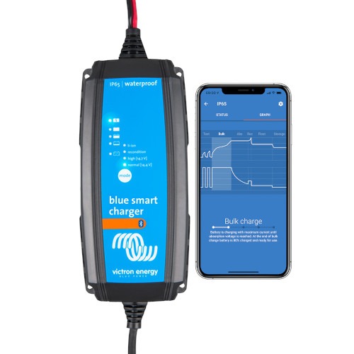 Victron Battery Charger 12/7 – (IP65) Blue Smart – 1 Output 230V UK