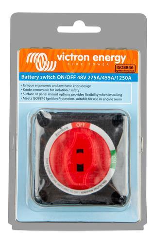 Victron Master Switch Battery 12V/24V/48V 275A - Battery Cut On/Off Switch - Master Battery Isolator