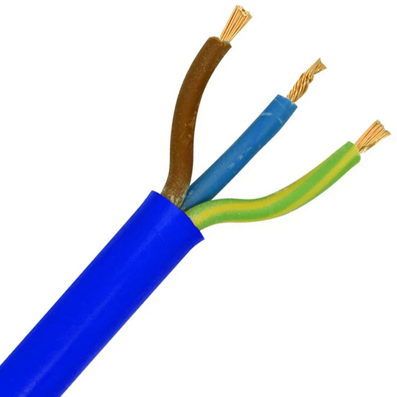 3-Core 2.5mm ² Flex Cable - Blue