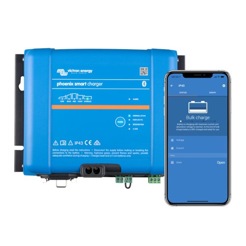 Victron 12V 30A Phoenix Smart IP43 Charger - 3 Outputs 230V
