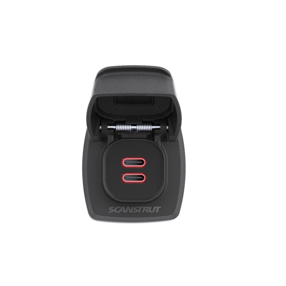 Scanstrut Flip Pro Max 12V/24V Indoor/Outdoor Ultra Fast Dual USB-C Charger