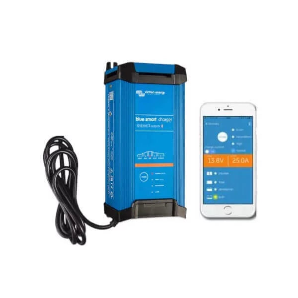 Victron Battery Charger 12/20 - Indoor (IP22) Blue Smart - 3 Output 230V UK