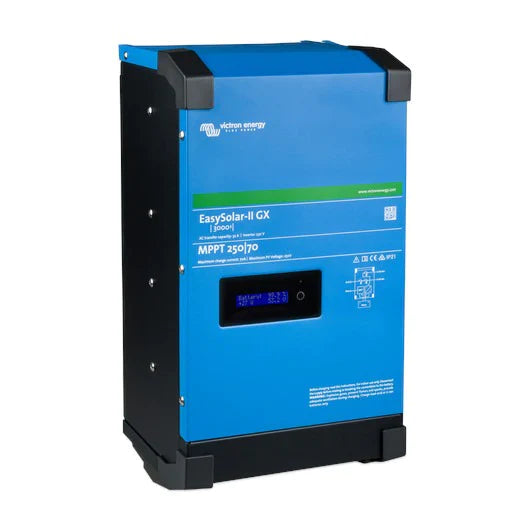 EasySolar-II 24/3000 – 3-In-1 Charge Controller, Inverter/Charger, GX Device