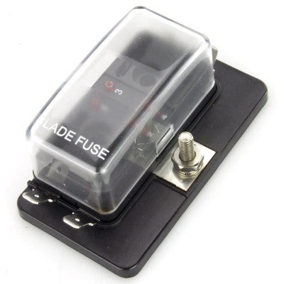 4 Way LED Standard Blade Fuse Holder