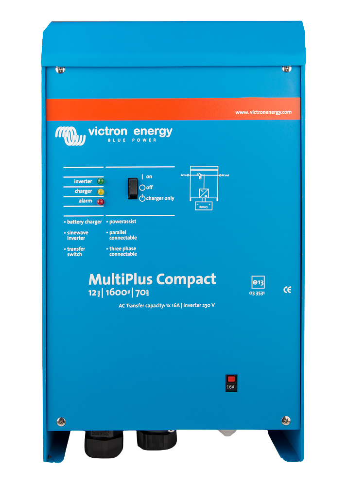 Victron MultiPlus Compact 12/1600/70-16 – 12V 1600VA Inverter/Charger ...