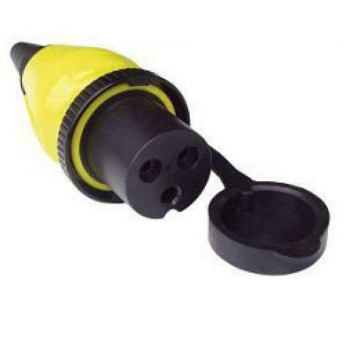 Plug 32A/250Vac (2p/3w) for Power Inlet stainless steel 32A