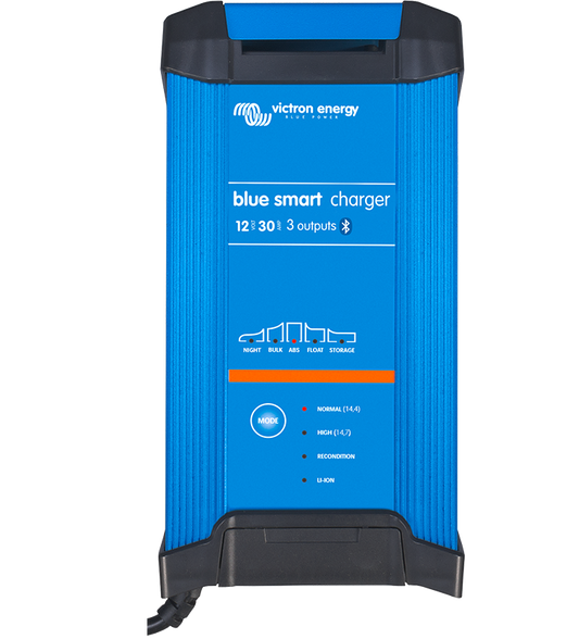 Victron Battery Charger 12/30 - Indoor (IP22) Blue Smart - 3 Output 230V UK