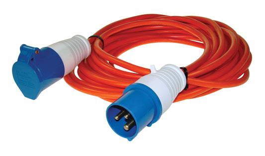 230V 10m Caravan Site Extension Lead - Mains Hookup