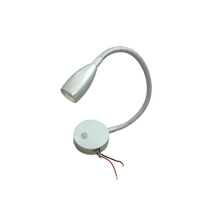 Gooseneck Led Flexible Reading Light 12v 24v Spotlight Touch Switch Dimmable Usb Map Lamp - Chrome
