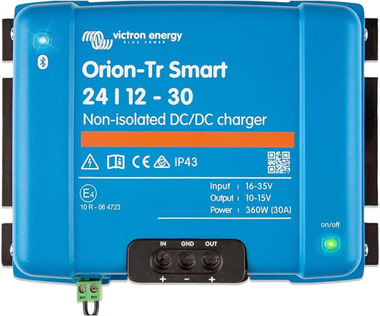 Victron Energy Orion-Tr Smart 24/12V 30A (360W) Non-isolated DC-DC Charger – ORI241236140