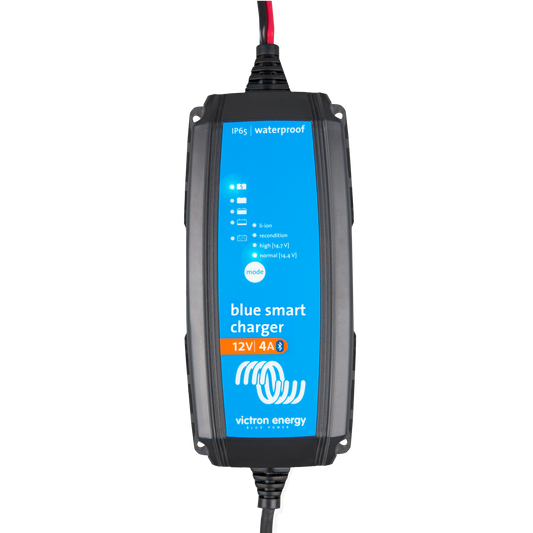 Victron Battery Charger 12/4 – (IP65s) Blue Smart – 1 Output 230V UK