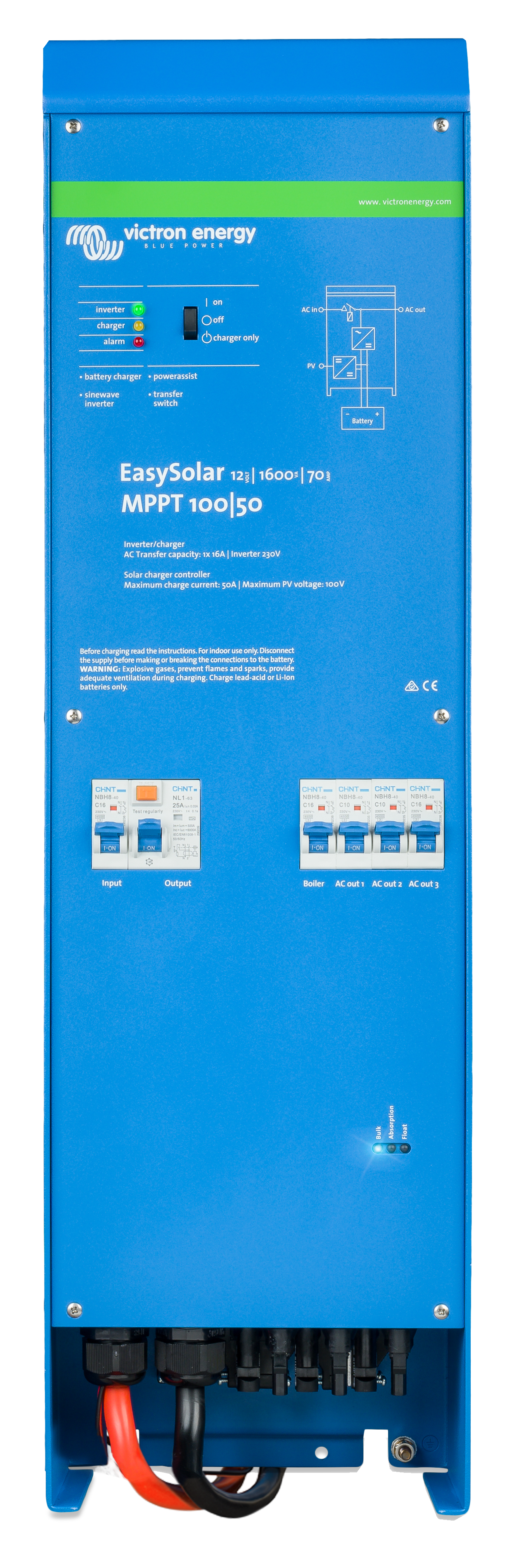 Victron EasySolar 12/1600/70-16 230V MPPT 100/50