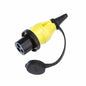 Plug 16A/250Vac (2p/3w) for Power Inlet stainless steel 16A
