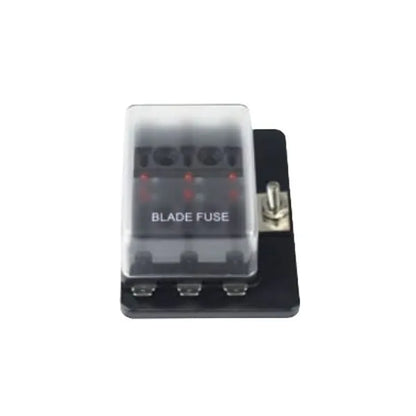 6 Way LED Standard Blade Fuse Holder