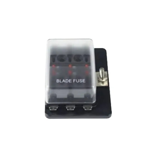 6 Way LED Standard Blade Fuse Holder