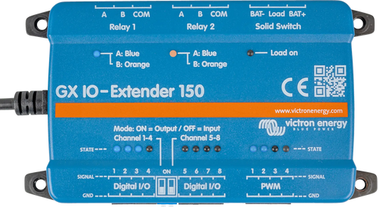 Victron GX I/O Extender 150 (Add more inputs, outputs and relays to GX Devices)