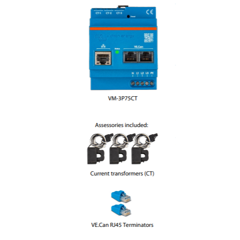 Victron Three-Phase Energy Meter - VM-3P75CT