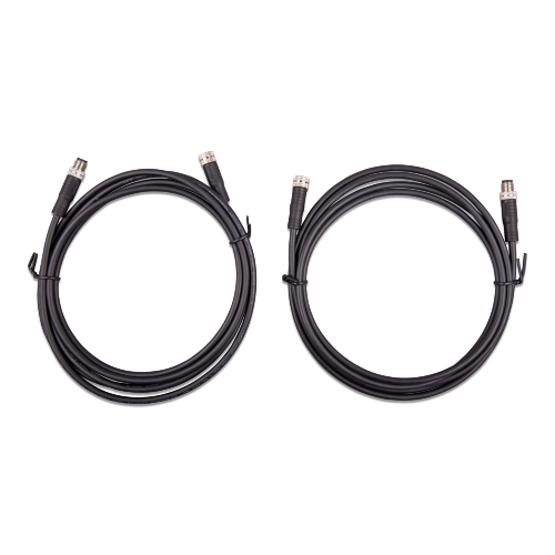M8 circular connector Male/Female 3 pole cable 1m (bag of 2)