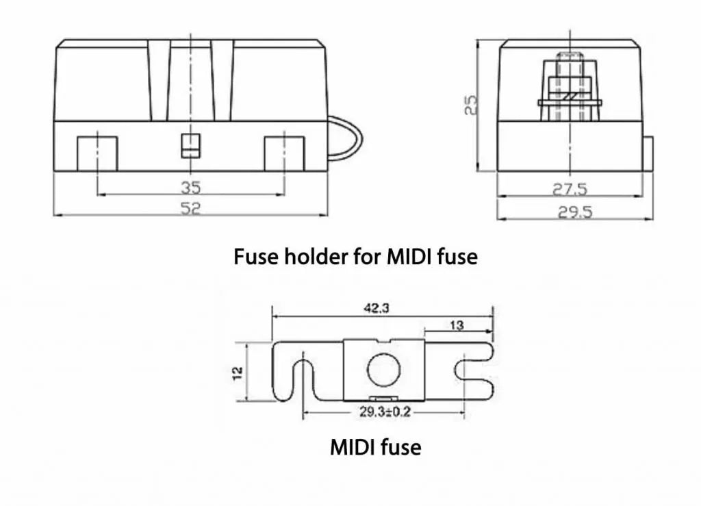Victron Energy Fuse holder for MIDI-fuse