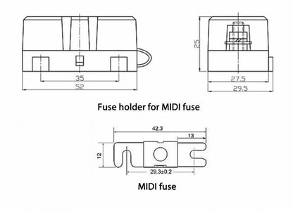 Victron Energy Fuse holder for MIDI-fuse