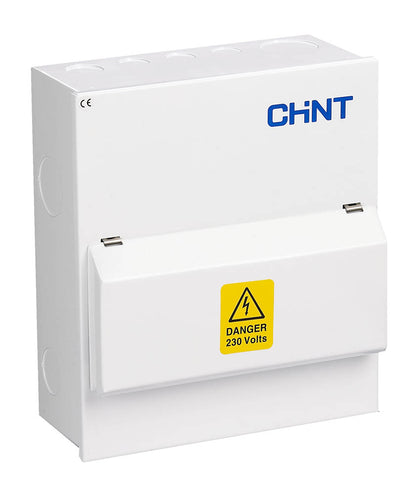Chint 6 Available Ways with 100A Main Switch Metal Consumer Unit (NX3‑8MS)