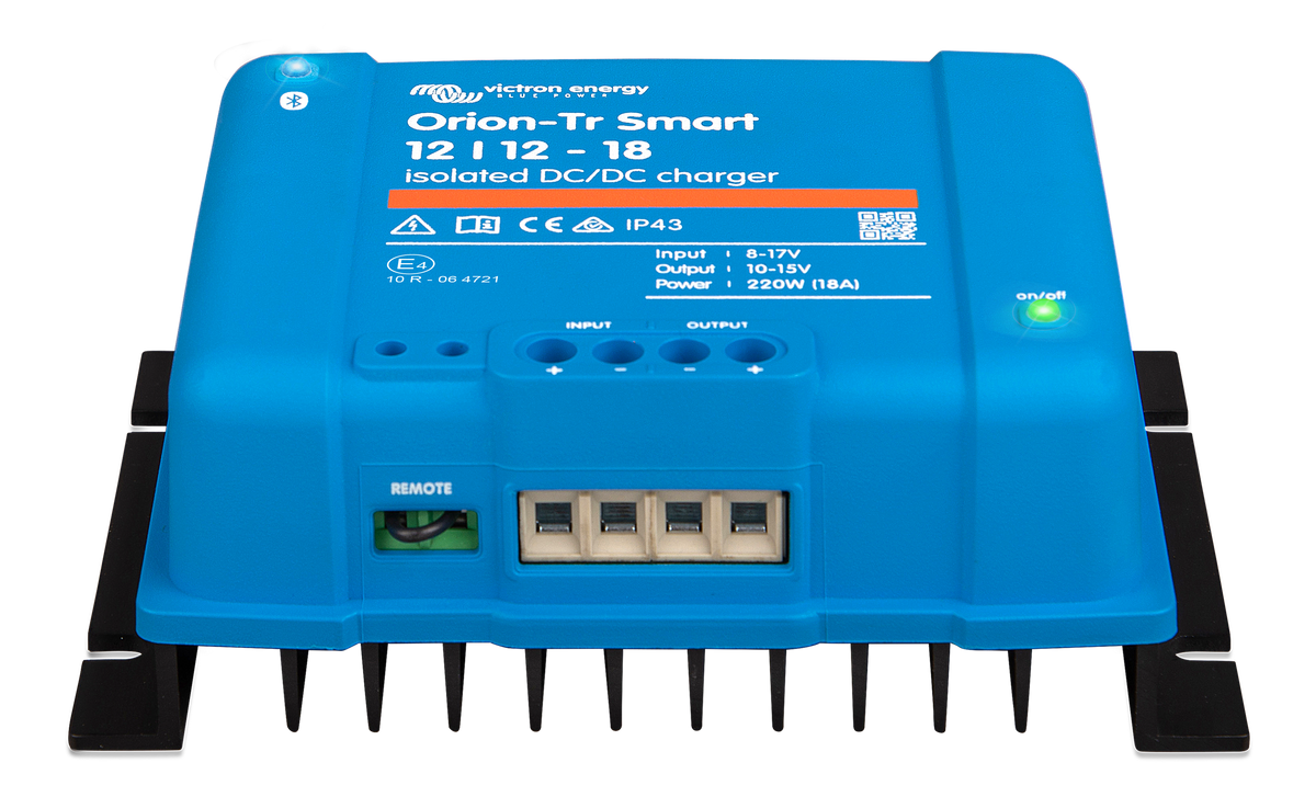 Victron Battery To Battery Charger 18A – 12/12 Orion-Tr Smart – Isolated DC-DC Charger