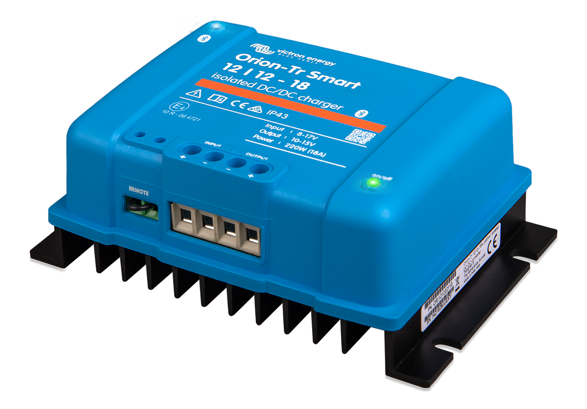 Victron Battery To Battery Charger 18A – 12/12 Orion-Tr Smart – Isolated DC-DC Charger